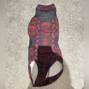 Eleve Snakeskin Mesh Leotard